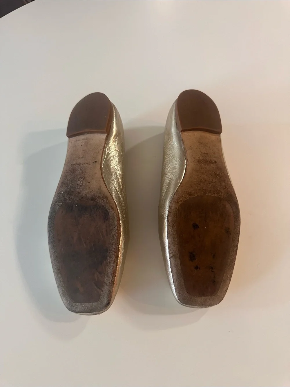 Tory Burch metallic silver